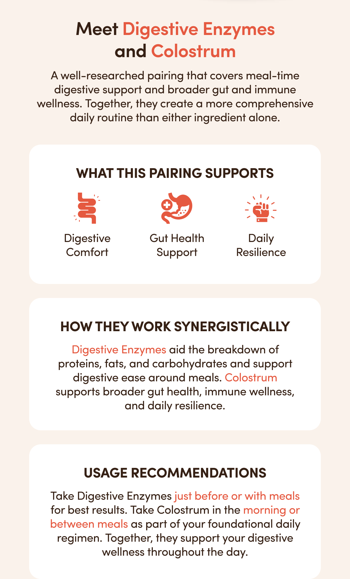 Meet Digestive Enzymes and Colostrum