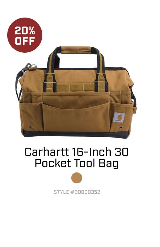 Carhartt B0000352 Tool Bag on a white background