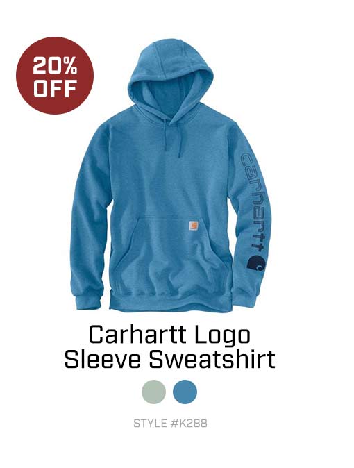 Carhartt K288 sweatshirt on a white background