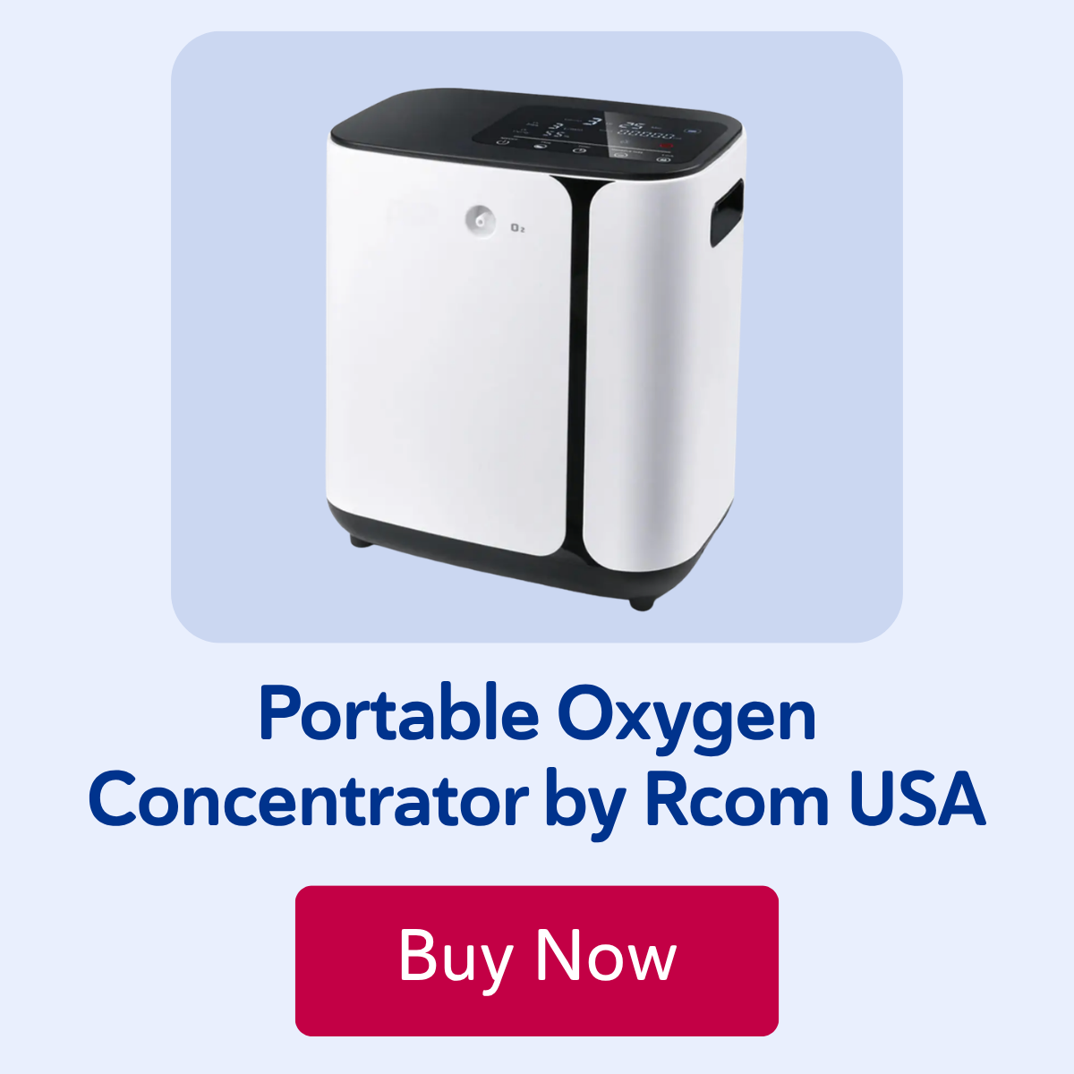 Portable Oxygen Concentrator by Rcom USA