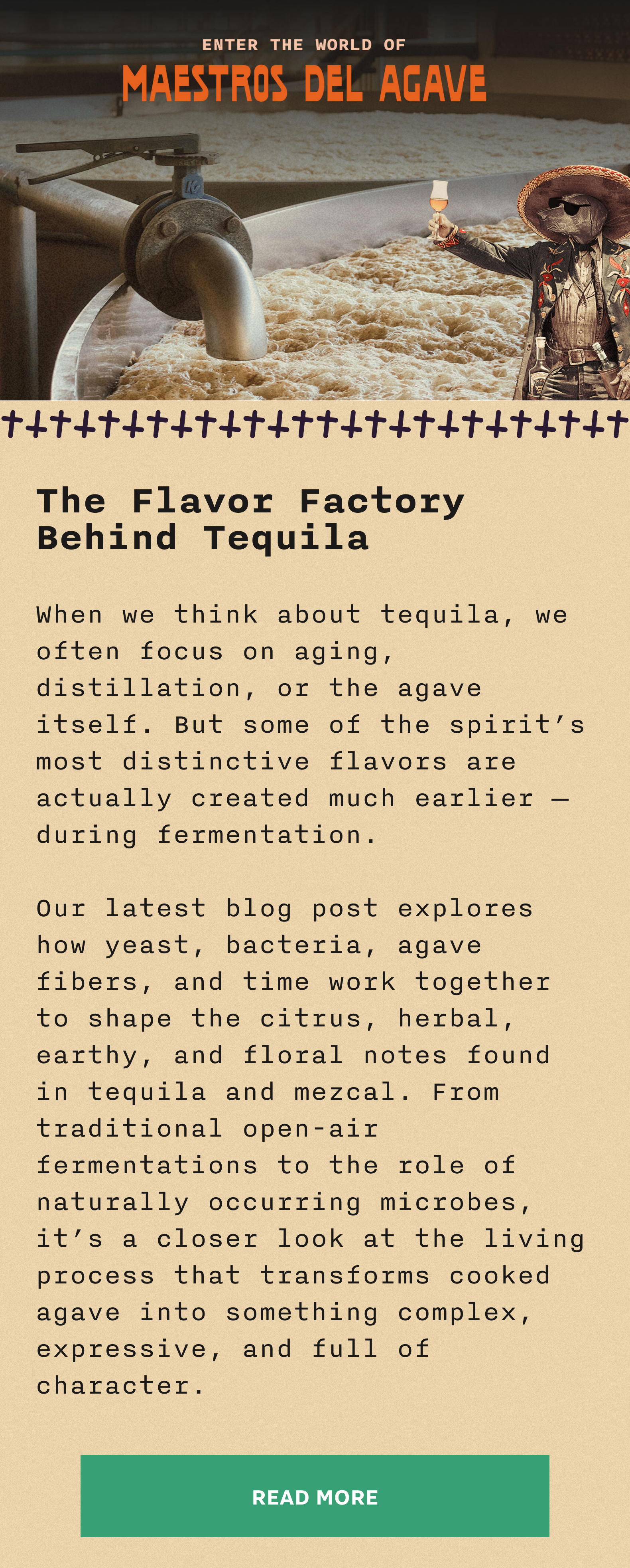 Welcome to Maestro Del Agave