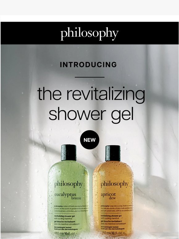Introducing: The Revitalizing Shower Gels 🫧