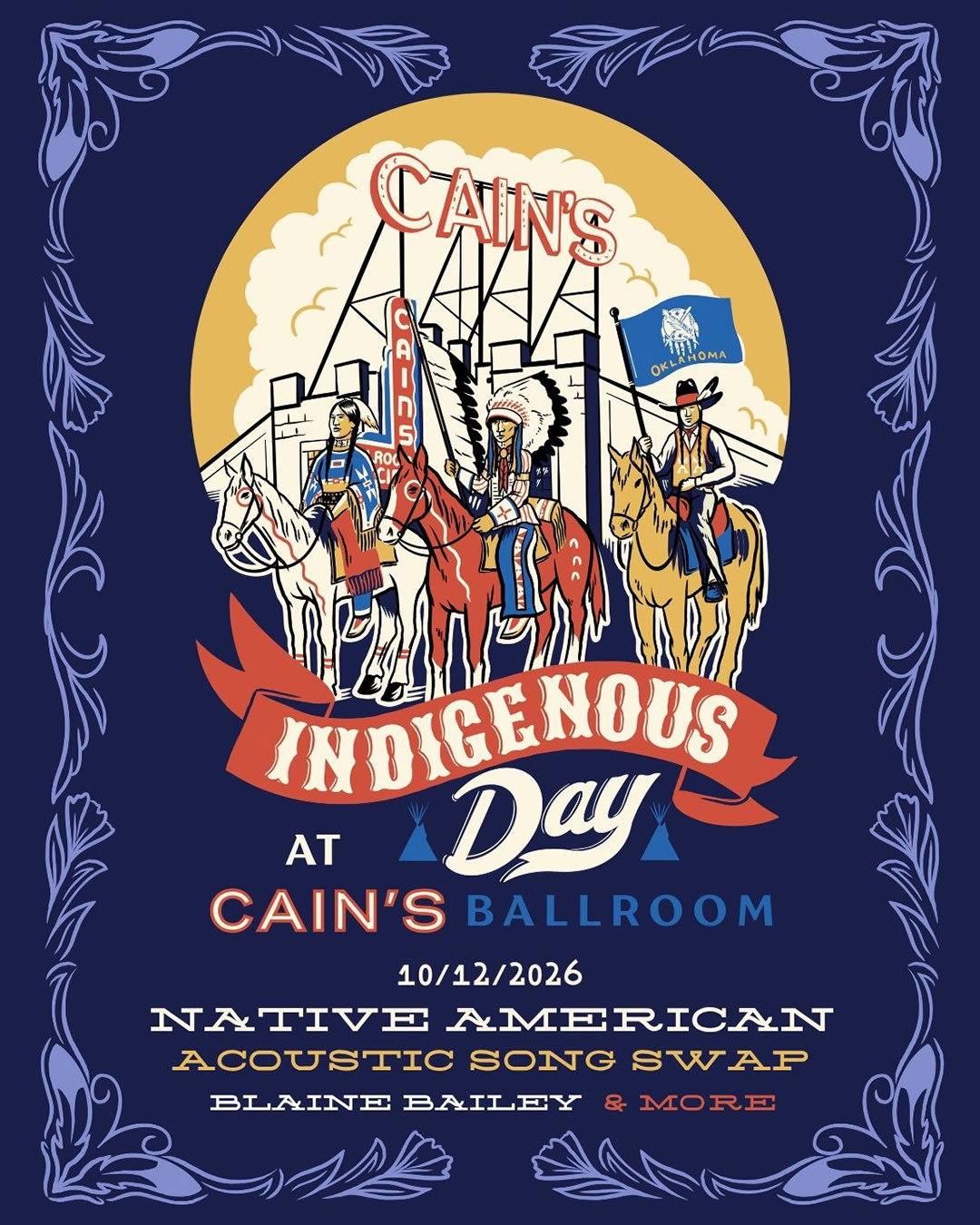 Indigenous Day at Cain's Ballroom