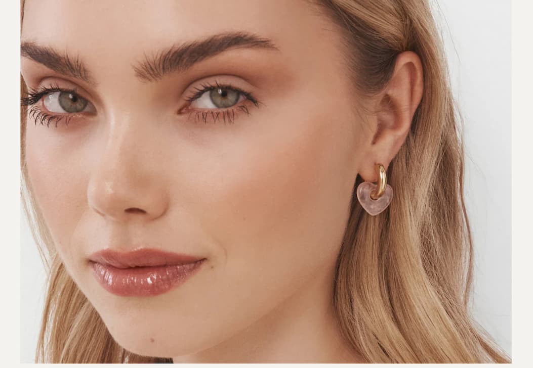 Lisa Puffy Heart Earrings