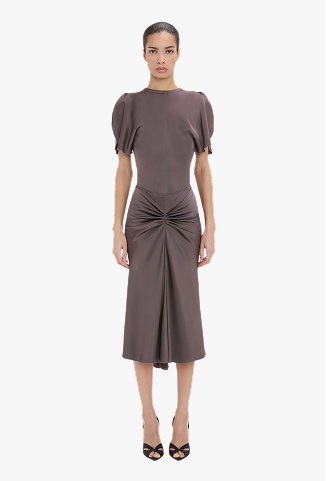 Bela Midi Skirt In Ore