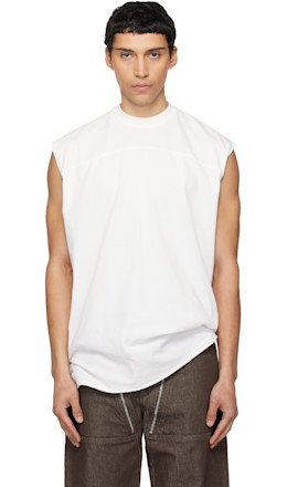 White Muscle Tank Top - Mordecai