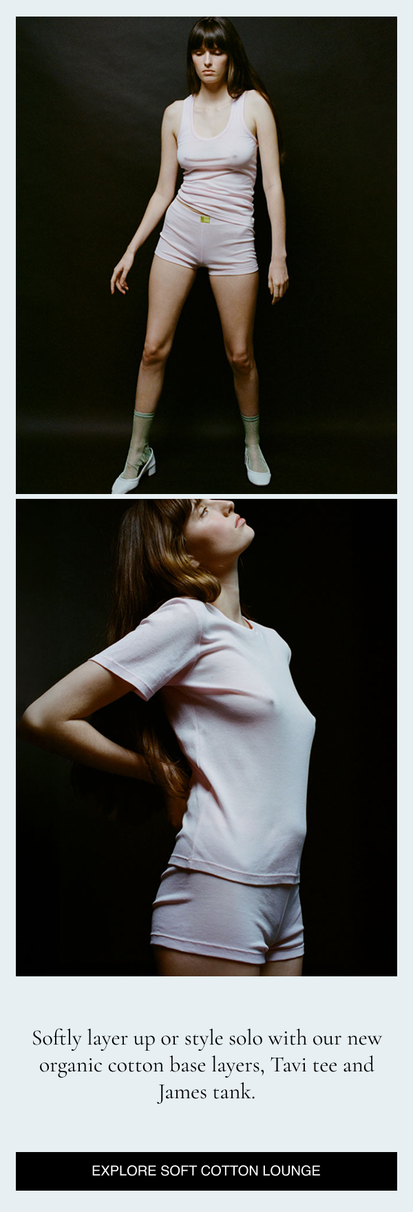 Araks organic cotton lounge pieces