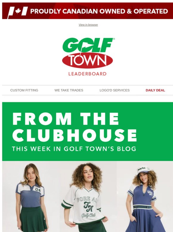 FORE ALL has officially arrived at Golf Town.