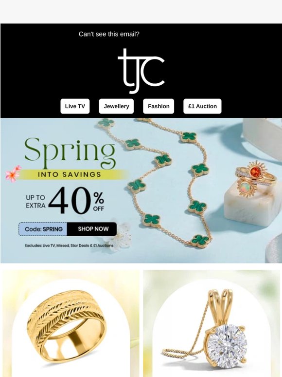 Spring Savings End Midnight – Extra 40% OFF