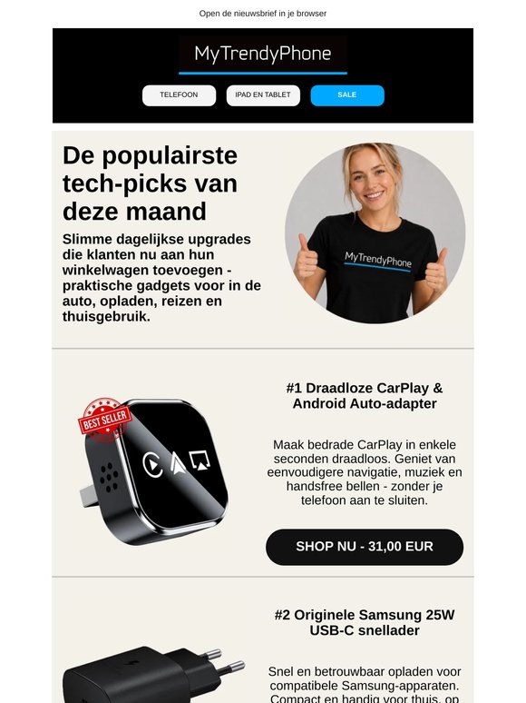 Mei’s techfavorieten zijn er ✨