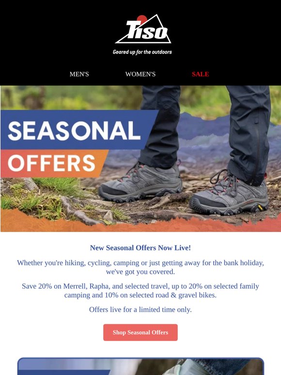 Just Launched: 20% Off Merrell, Travel & More