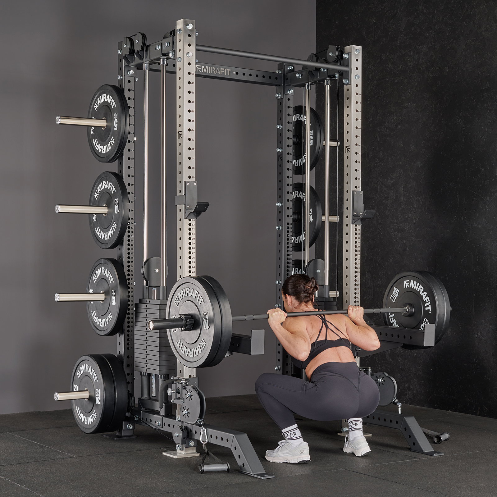 M4 functional trainer attachment for half rack