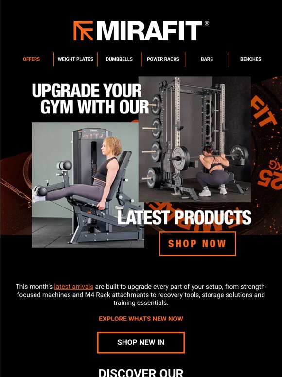 Just landed: new equipment for strength, recovery and storage 💥