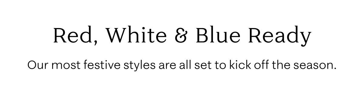 Red, White & Blue Ready