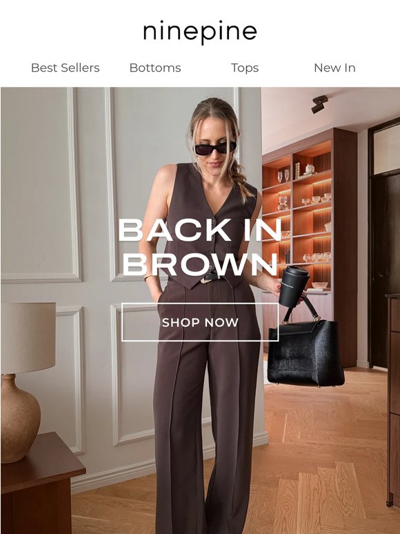 Back in brown
