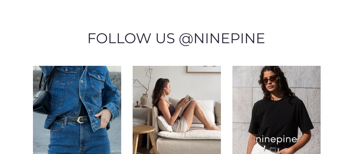 Follow us on @Ninepine