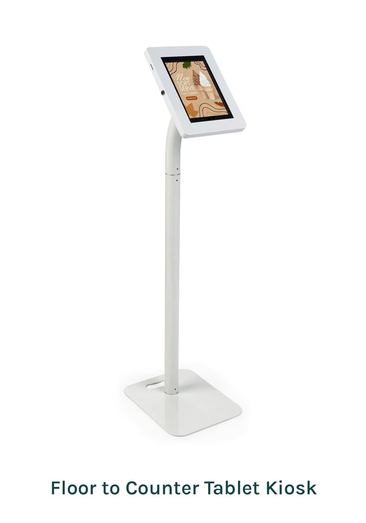 Floor to Counter Tablet Kiosk
