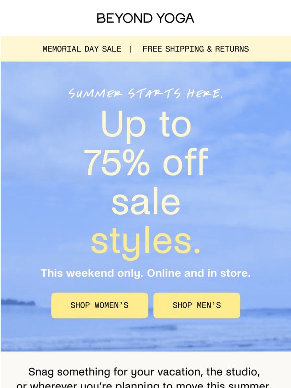 Sale is ON SALE! 🎉