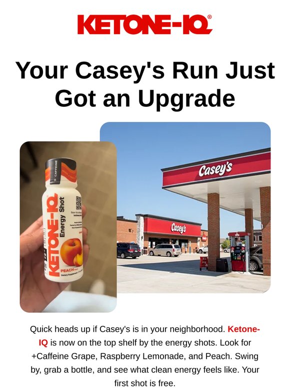 Grab a Free Shot at Casey's