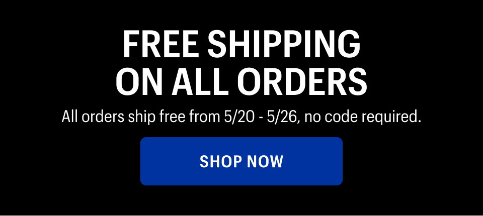FREE SHIPPING ON ALL ORDERS 
