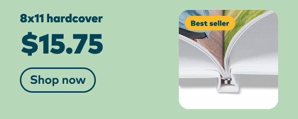 Best seller! 8x11 hardcover $15.75. Shop now.