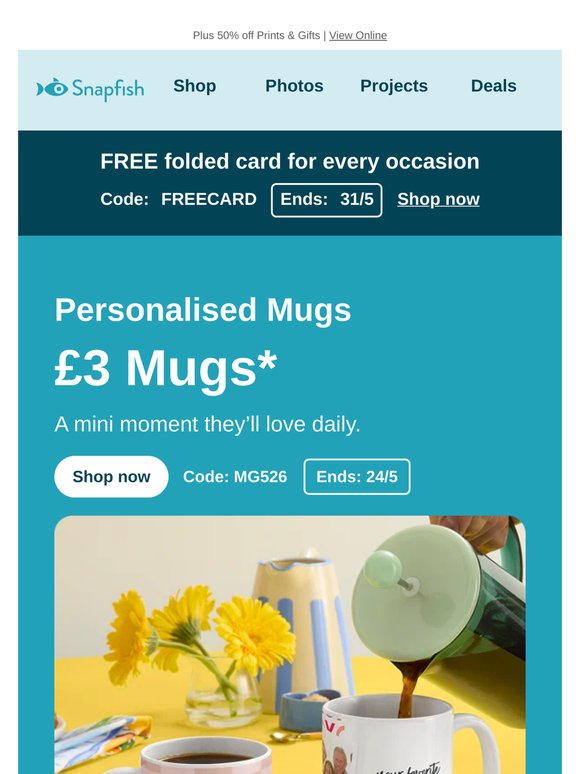 Create a mug for £3 today☕