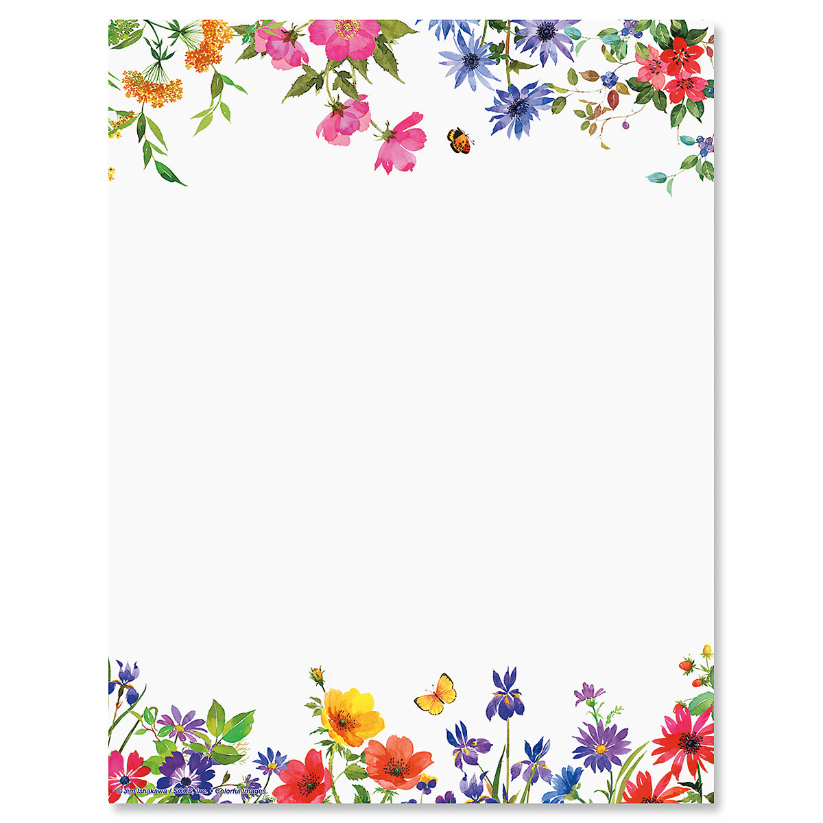 Image of Wildflowers Letter Papers