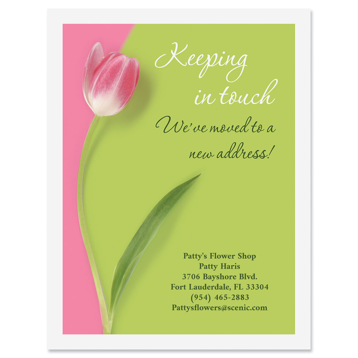 Image of Portraits of Spring We've Moved Postcards