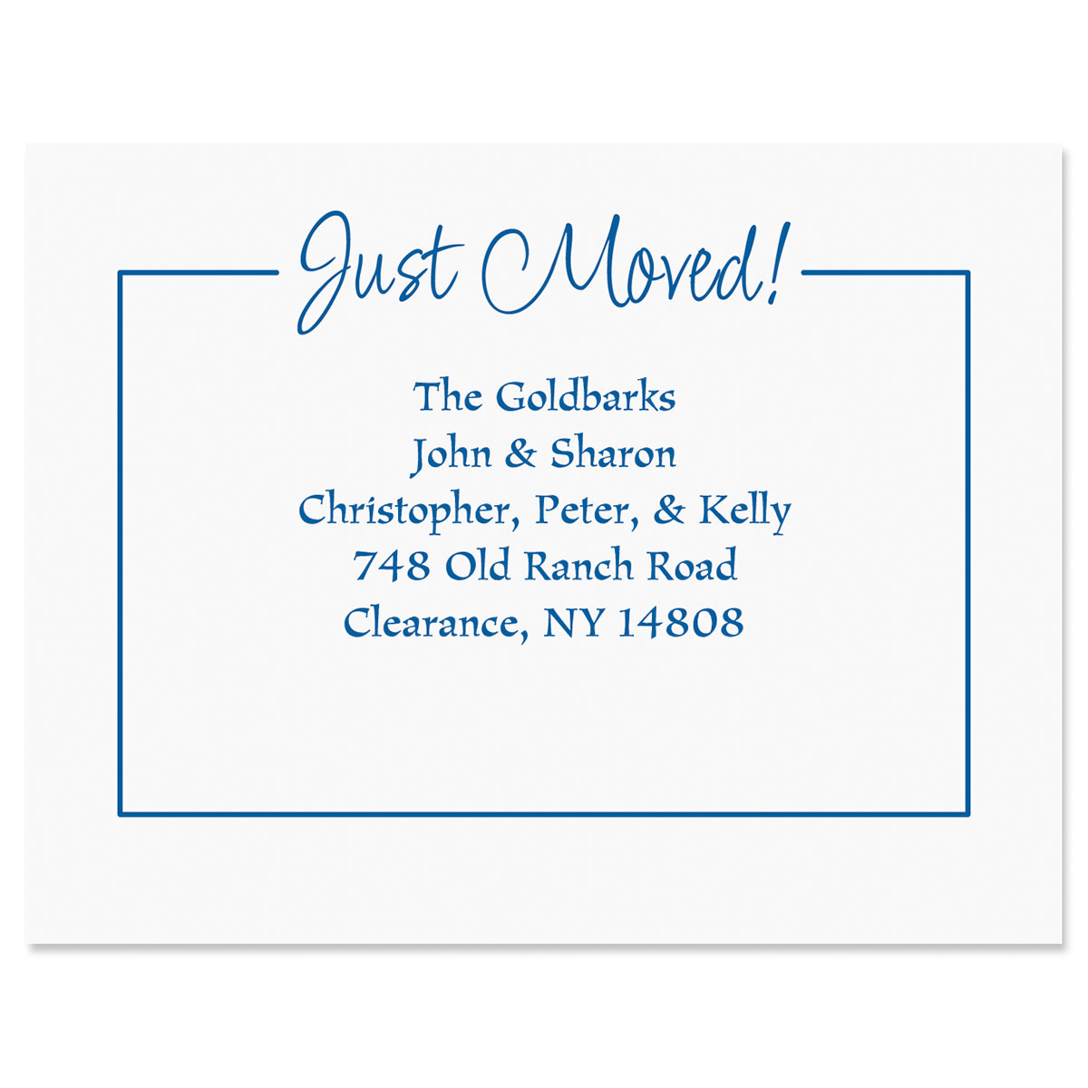 Image of Just Moved New Address Postcards