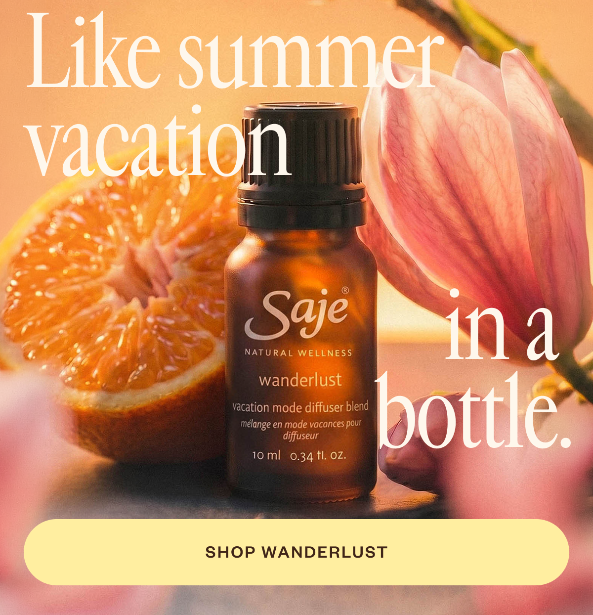 Like summer vacation in a bottle