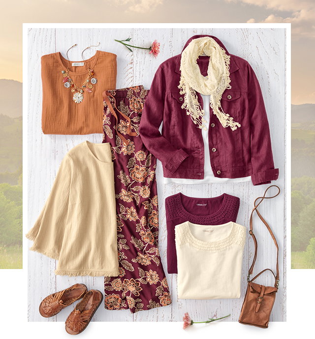 Breezy Boho collage