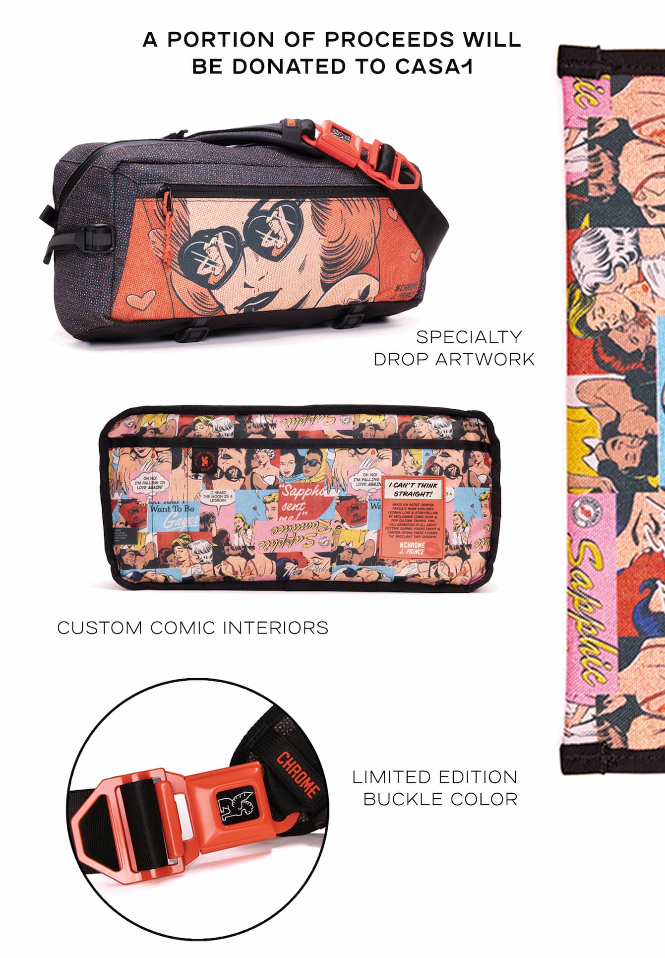 2026 Chrome x J Prince Pride Collection of bags