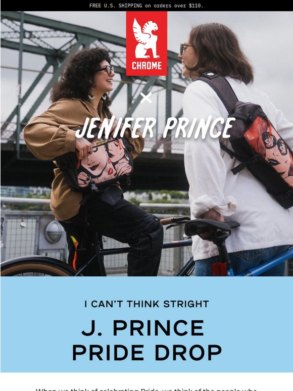 The Chrome x J. Prince Pride Collection has landed