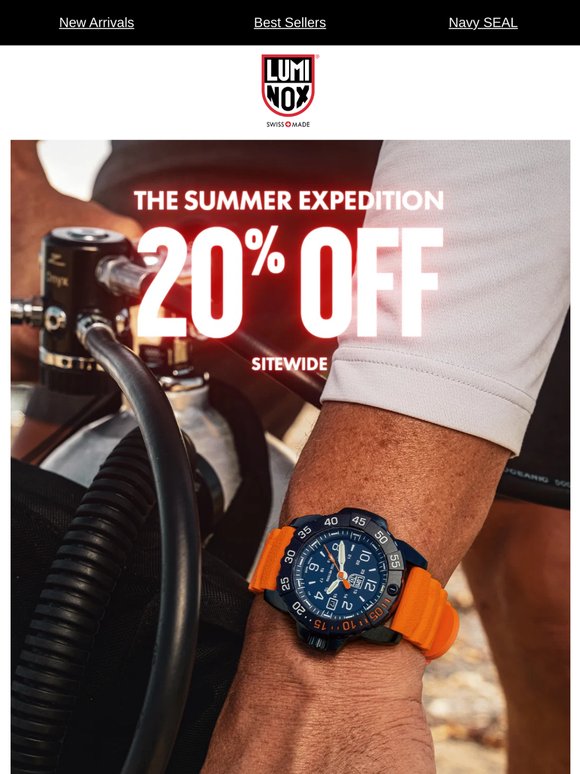 The Summer Expedition Sale Starts Now