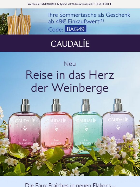 Neu: Unsere Eaux Fraîches Unsere Eaux Fraîches zeigen sich in neuem Design