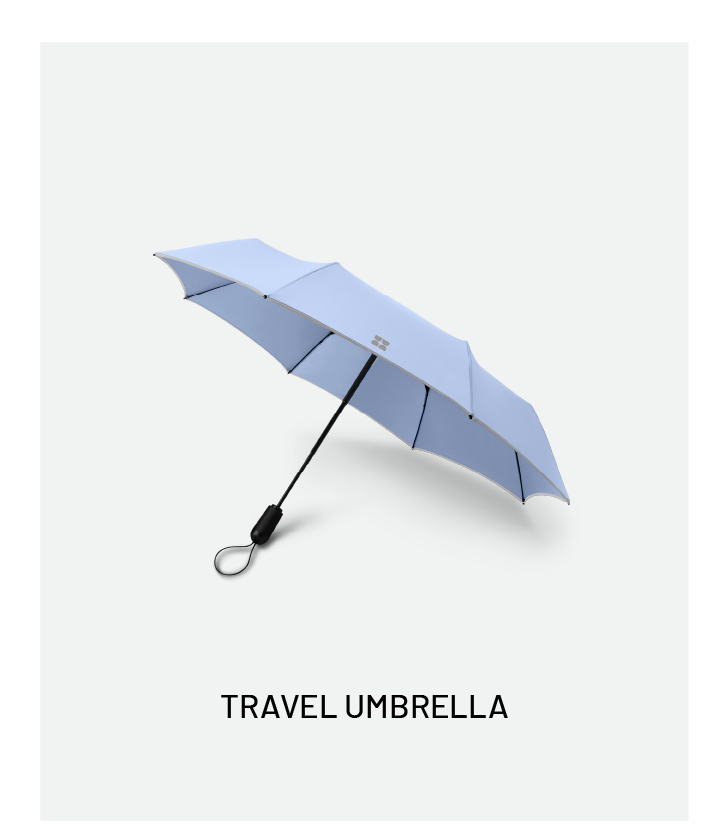 Travel Umbrella in Whispy Blue
