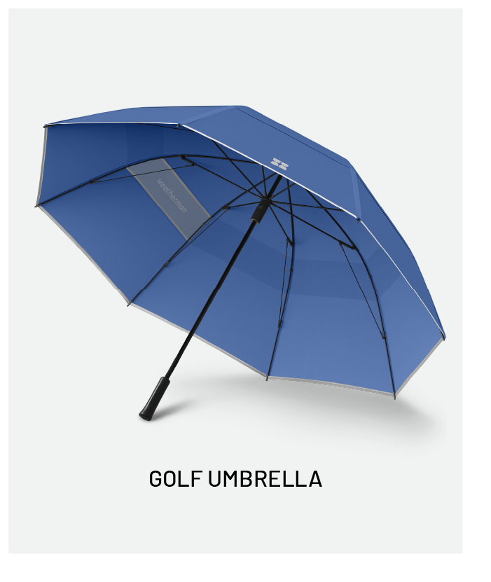 Golf Umbrella in Steel Blue