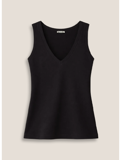 Jada Organic Cotton V-Neck Tank