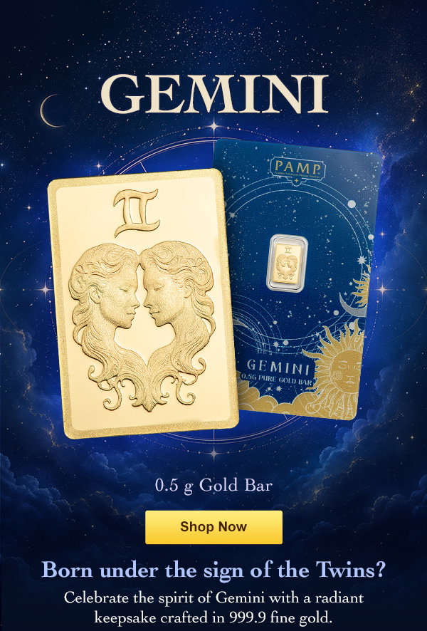 0.5 g Gold Bar - Gemini
