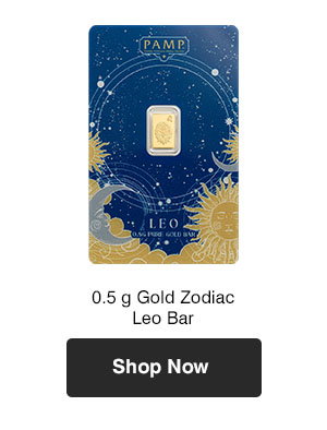 0.5 g Gold Bar - Leo
