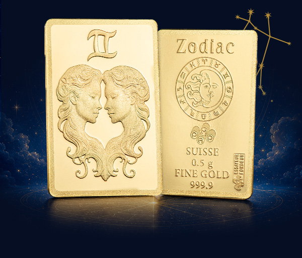 0.5 g Gold Bar - Gemini