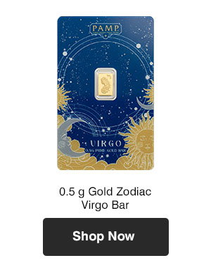 0.5 g Gold Bar - Virgo