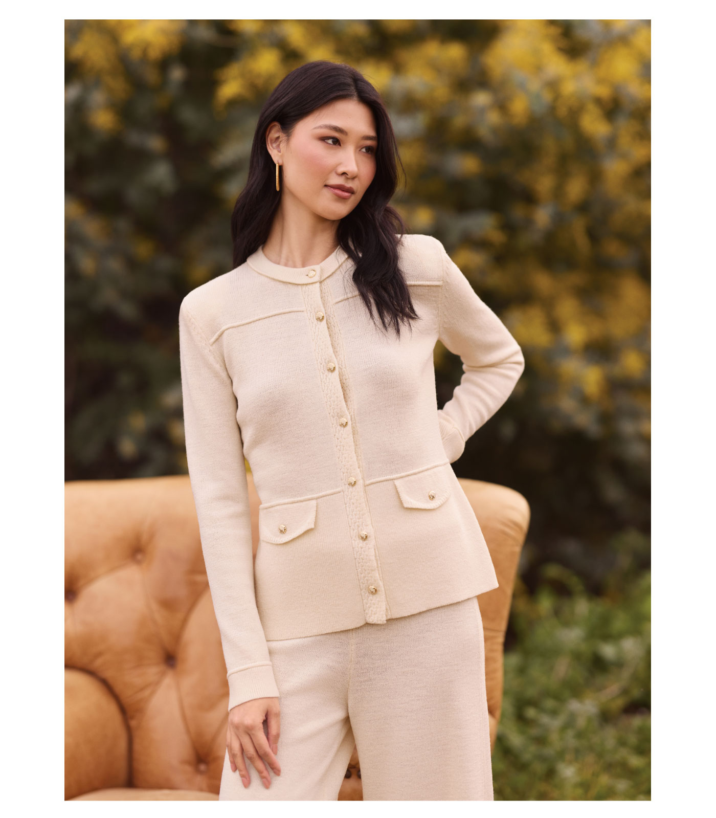 Courtney Jacket In Legacy Crepe Knit