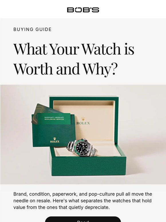 What Sinks a Luxury Watch’s Value