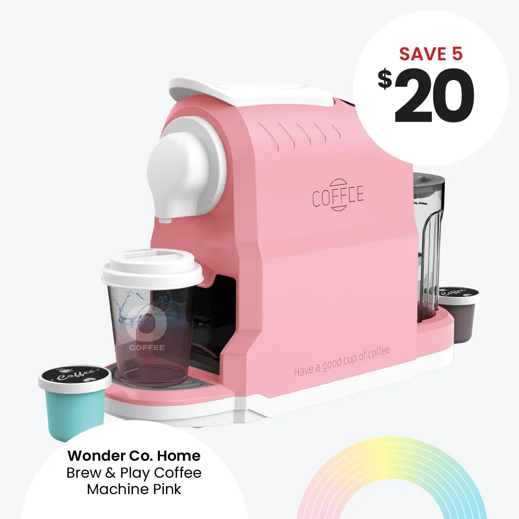 BREW & PLAY COFFEE MACHINE - PINK