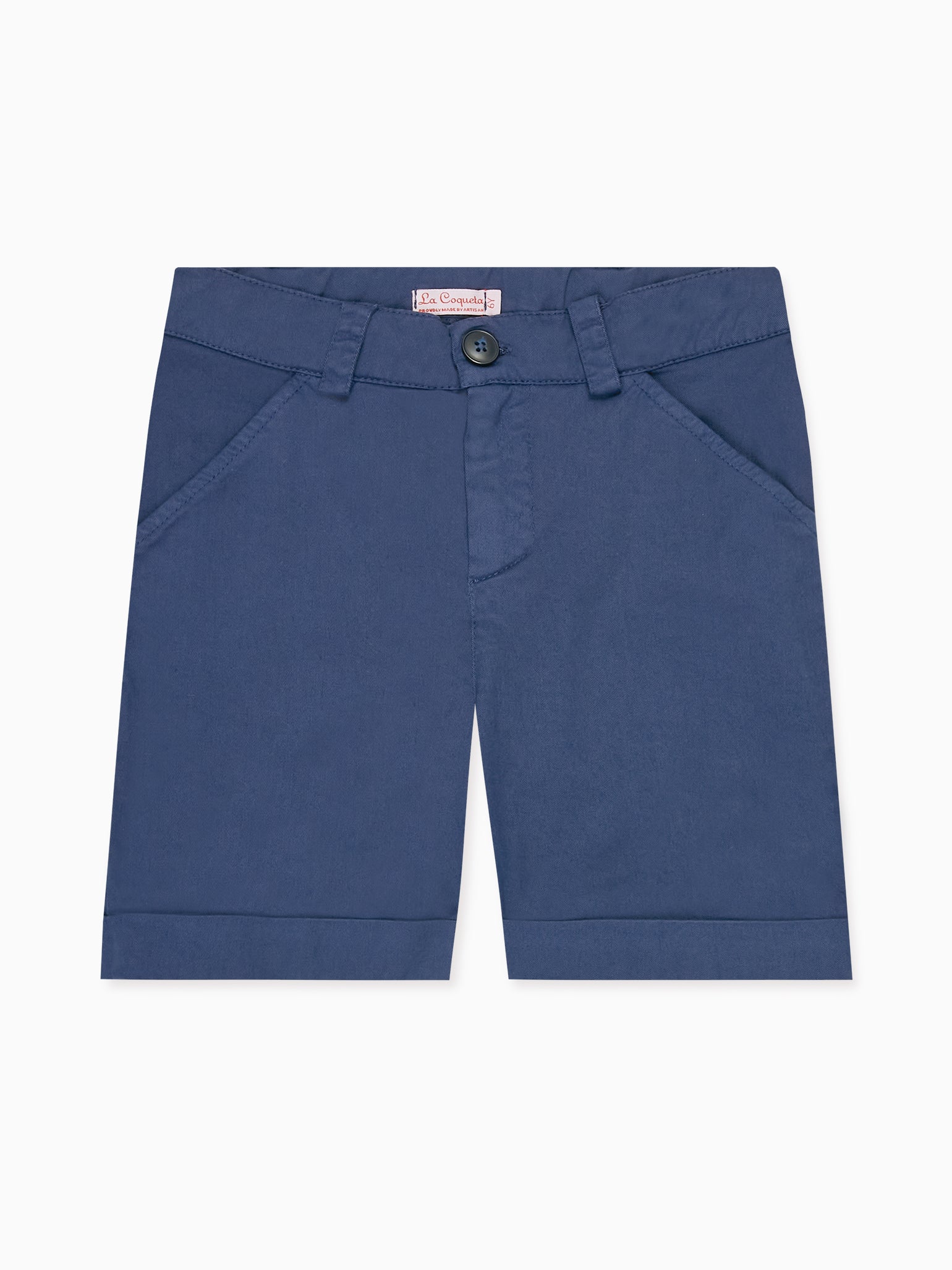 Image of Navy Figaro Boy Chino Shorts