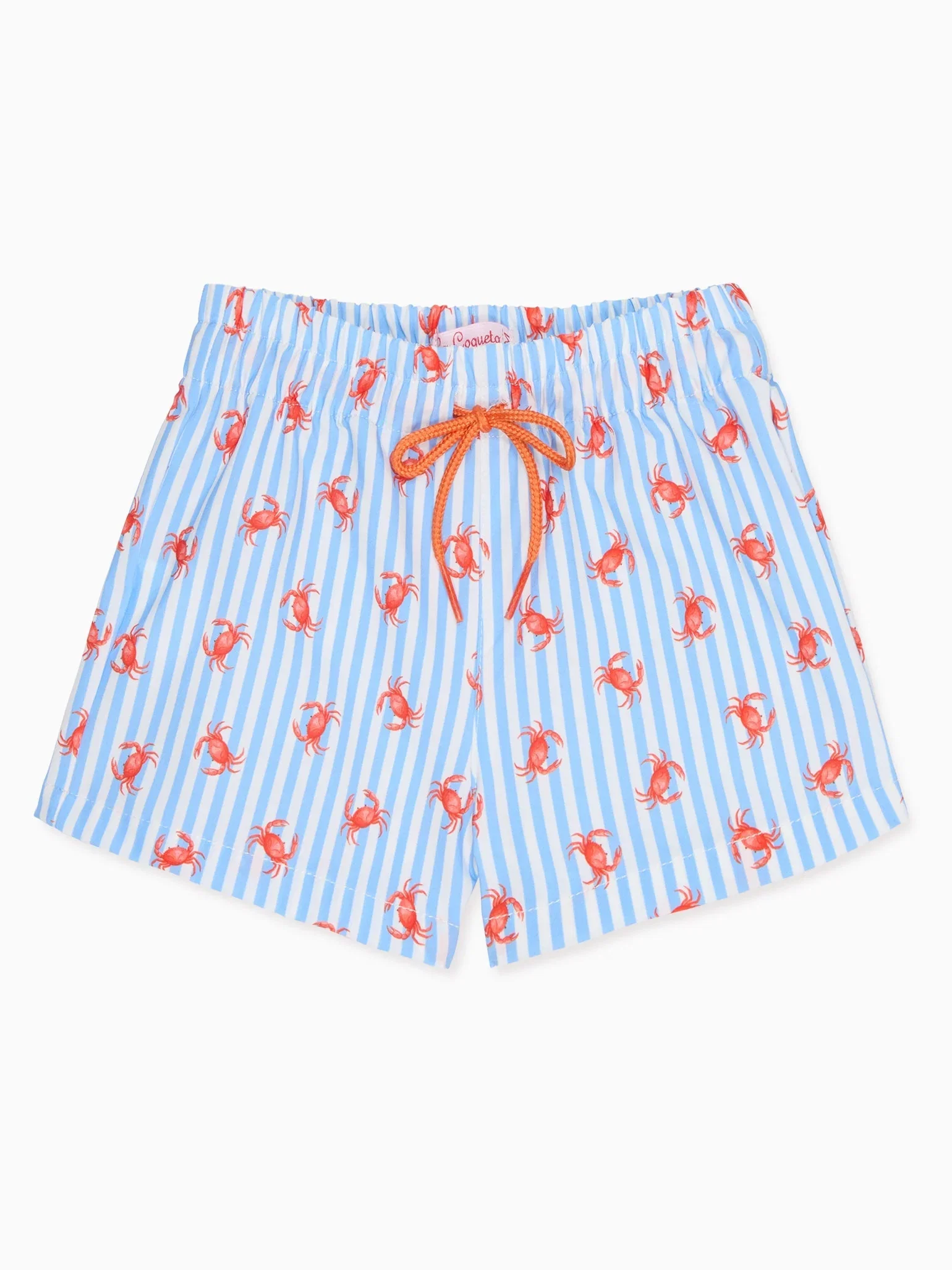 Image of Blue Stripe Bravo Baby Boy Swim Short