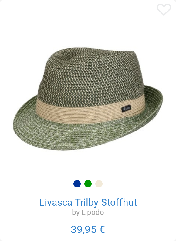 Livasca Trilby Stoffhut by Lipodo