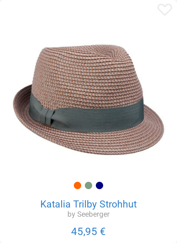 Katalia Trilby Strohhut by Seeberger