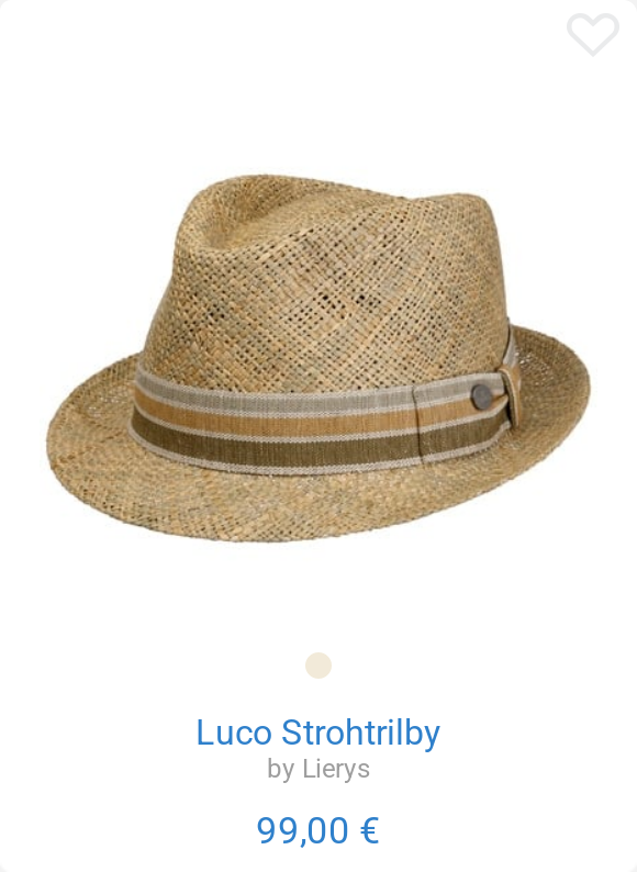 Luco Strohtrilby by Lierys